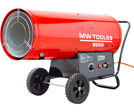 Warmeluchtblazer op propaangas 70-132kW met thermostaat MW Tools - foto 8