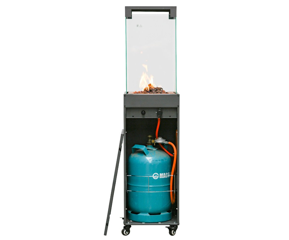 Infrarood terras heater 8.0kW - Antraciet MW Tools - foto 3