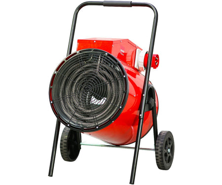 Warmeluchtblazer elektrisch 30kW 3x400V trolley rond MW Tools - foto 4