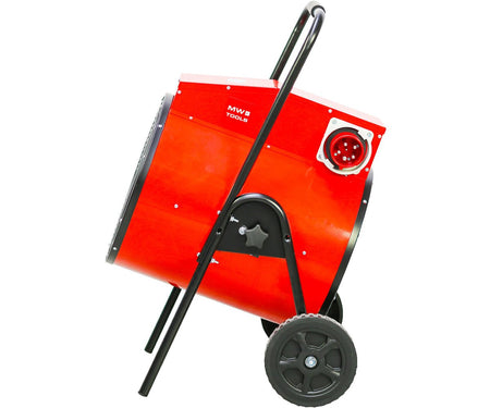 Warmeluchtblazer elektrisch 30kW 3x400V trolley rond MW Tools - foto 5