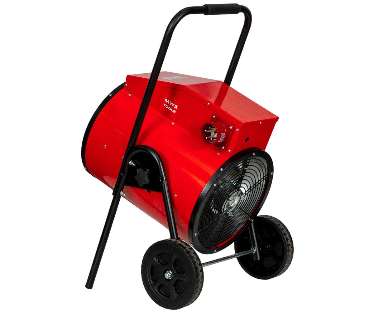 Warmeluchtblazer elektrisch 15kW 3x400V trolley MW Tools - foto 3
