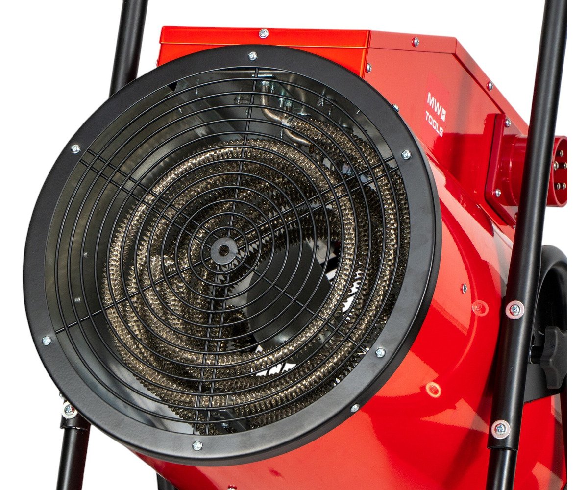 Warmeluchtblazer elektrisch 15kW 3x400V trolley MW Tools - foto 6