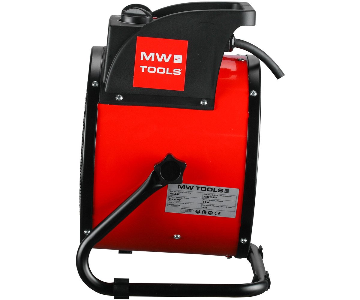 Elektrisch verwarmingstoestel 5 kW 3x400V PTC weerstand MW Tools - foto 6