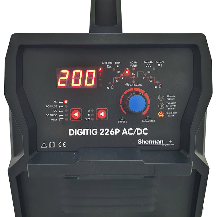 DIGITIG 226P AC/DC TIG-lasapparaat 200A