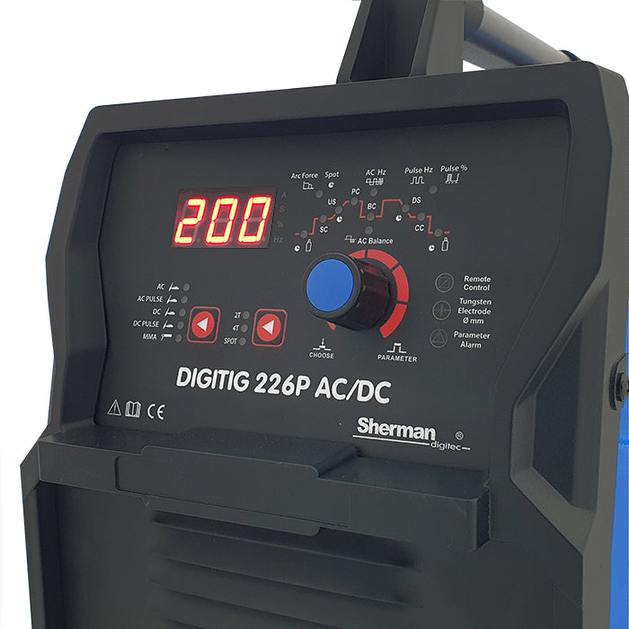 DIGITIG 226P AC/DC TIG-lasapparaat 200A