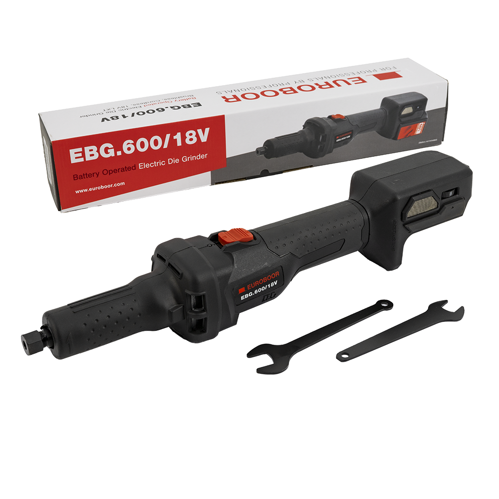 Accu aangedreven stiftslijper 18V set, 26000 RPM. - Weldingshop