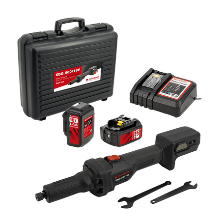 Accu aangedreven stiftslijper 18V set, 26000 RPM. - Weldingshop