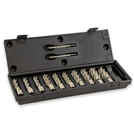 Kernboren set, HSS, DoC 55 mm, Dmin 14 mm, Dmax 26 mm. - Weldingshop