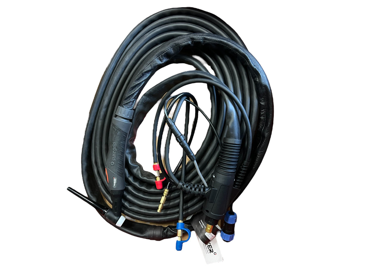 Suregrip Rapid TIG toorts x 8 M Surelok SGT20 t.b.v. Jasic 9-polig 3 knopsbediening - Weldingshop