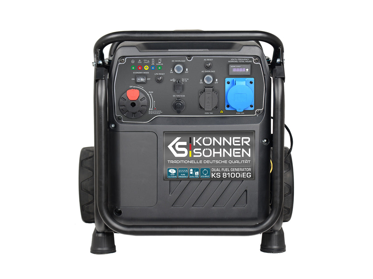 Bedieningspaneel van de Könner & Söhnen KS 8100iEG