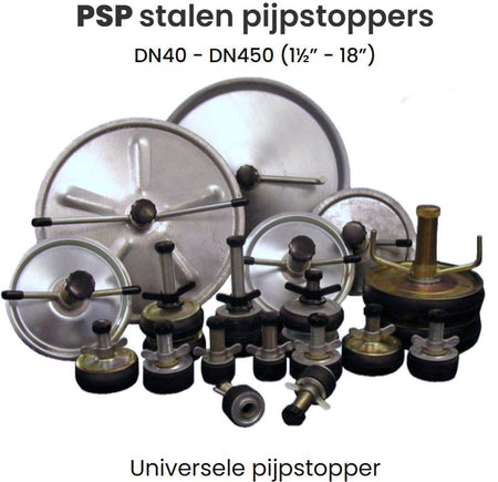 Stalen pijpstopper PSP DN40 - DN450 (1.1/2'' - 18'') - Weldingshop
