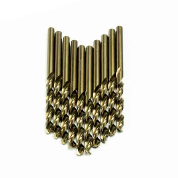 Spiraalboor set, HSS-Co, 1 mm, 135 graden tophoek.
