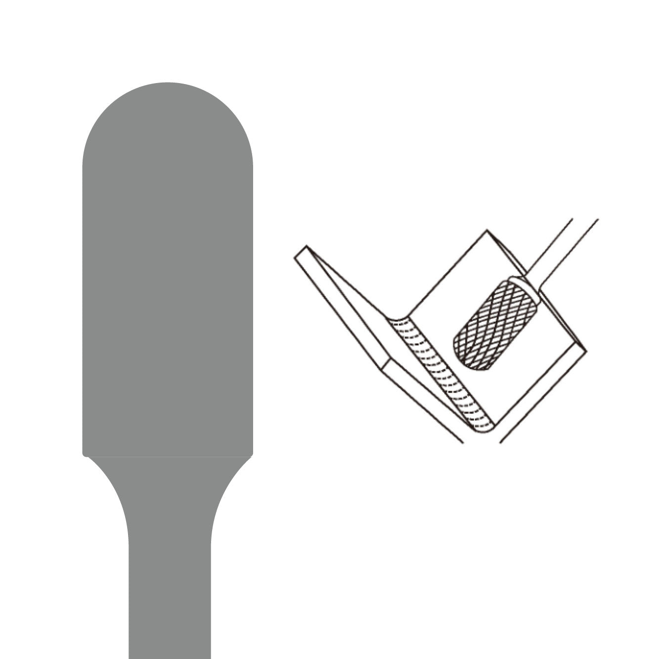 Stiftfrees, stiftfrees tandvorm Alu vertanding, model C, D 10 mm, L 20 mm. - Weldingshop