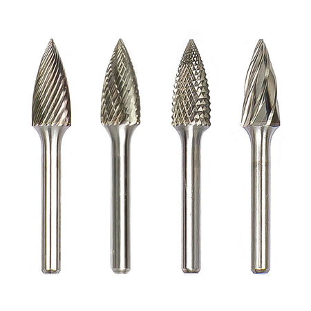 Stiftfrees, stiftfrees tandvorm Alu vertanding, model G, D 10 mm, L 20 mm. - Weldingshop