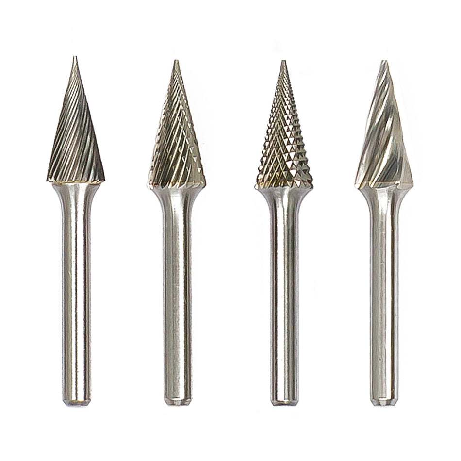 Stiftfrees, stiftfrees tandvorm Alu vertanding, model M, D 10 mm, L 20 mm.