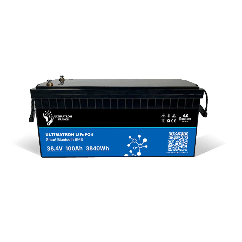 Ultimatron Lithiumbatterij 36V 100Ah LiFePO4 Slim BMS Met Bluetooth