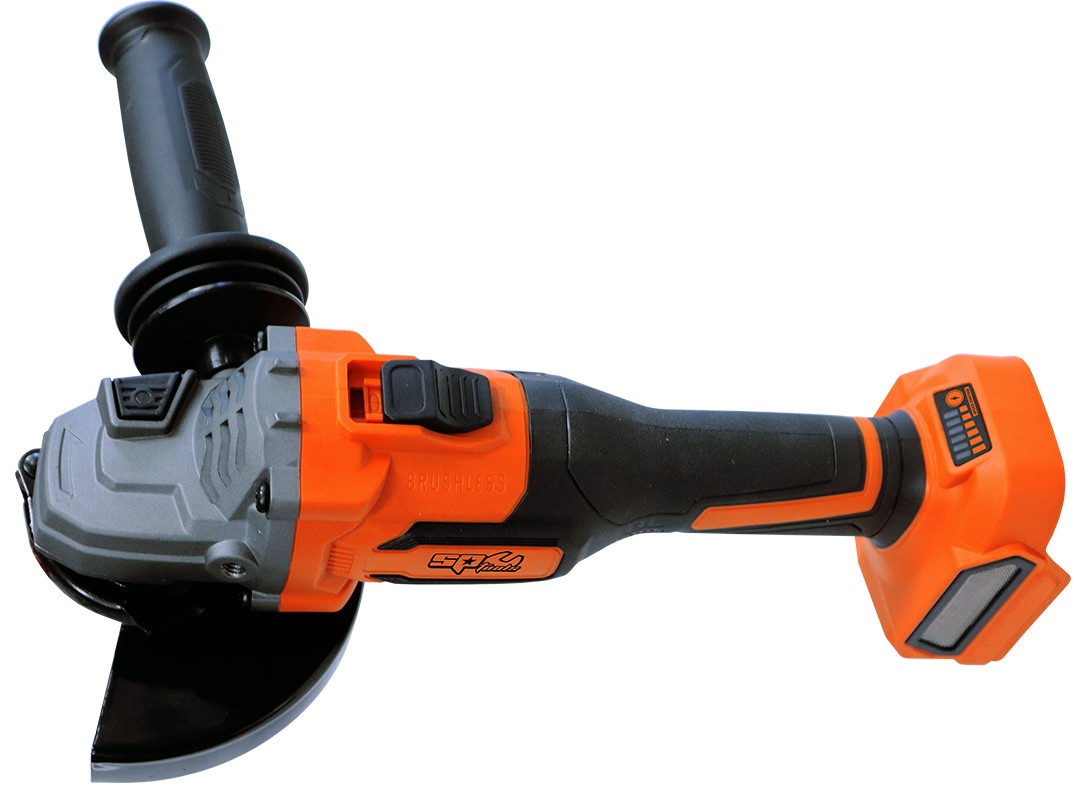 ACCU HAAKSE SLIJPMACHINE 18V 125MM MET 5AH ACCU EN LADER