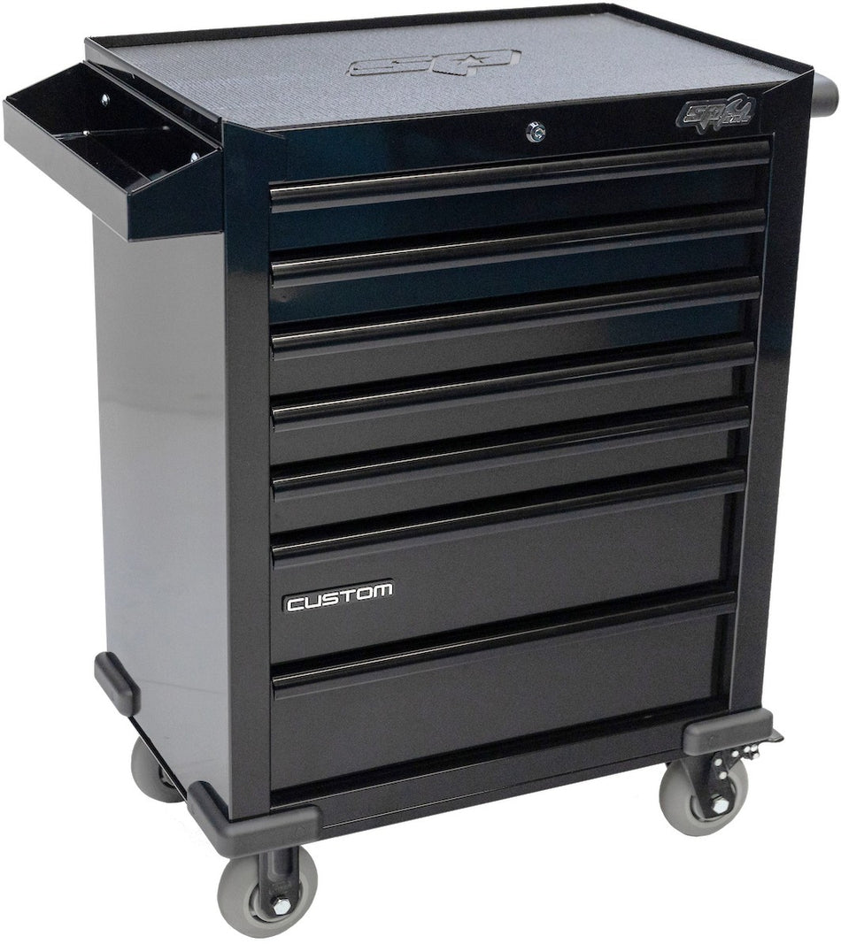TOOLKIT 345 DELIG IN CUSTOM SERIES GEREEDSCHAPSWAGEN 7 LADEN ZWART/ZWART