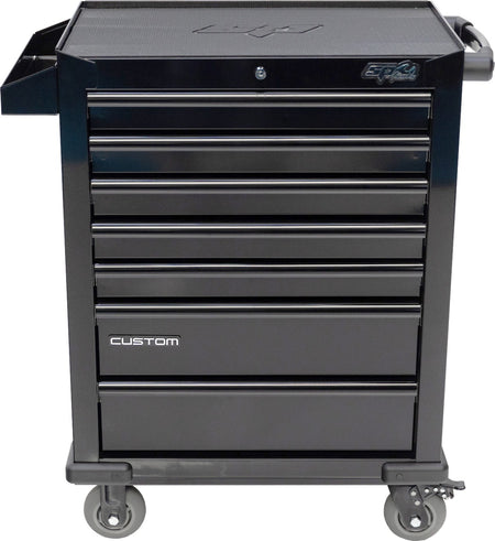 TOOLKIT 345 DELIG IN CUSTOM SERIES GEREEDSCHAPSWAGEN 7 LADEN ZWART/ZWART