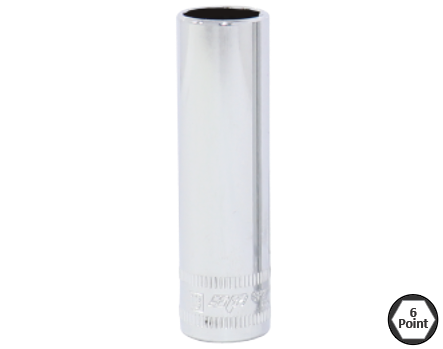 DOP 3/8” 6-KANT  8MM LANG