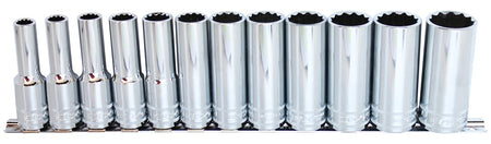 DOPPEN OP RAIL 1/2” 12-KANT 12 DELIG METRISCH LANG