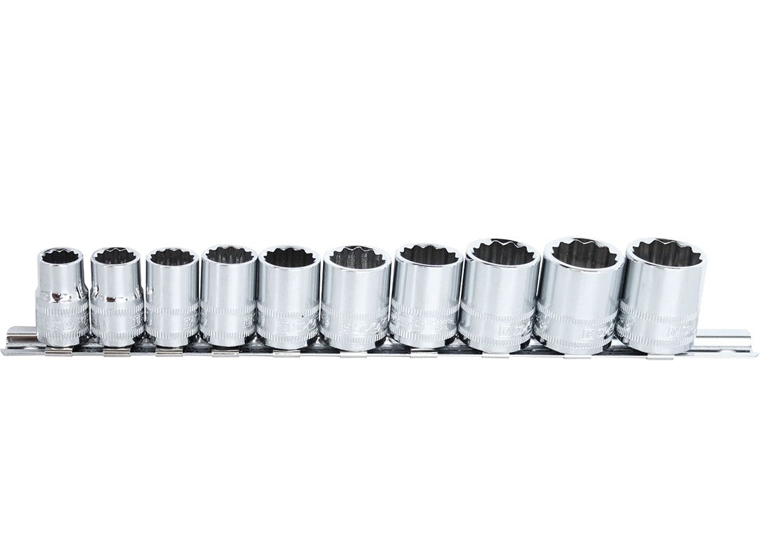 DOPPEN OP RAIL 1/2” 6-KANT 12 DELIG METRISCH
