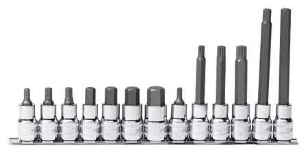 DOPPEN OP RAIL 1/2" METRISCH BINNENZESKANT/ SPLINE 13 DELIG