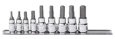 DOPPEN OP RAIL 1/4” & 3/8” BINNENZESKANT 9 DELIG METRISCH