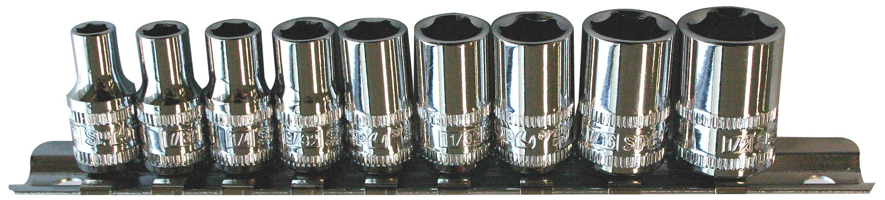 DOPPEN OP RAIL 1/4" 6 KANT 9 DELIG SAE