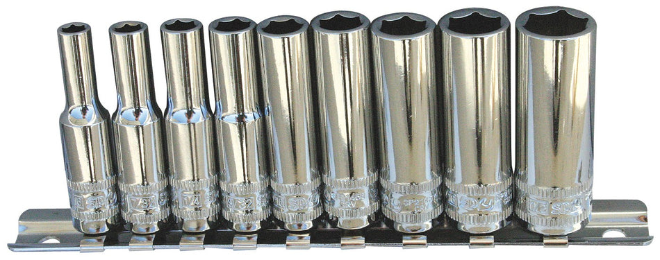 DOPPEN OP RAIL 1/4" 6 KANT LANG 9 DELIG SAE