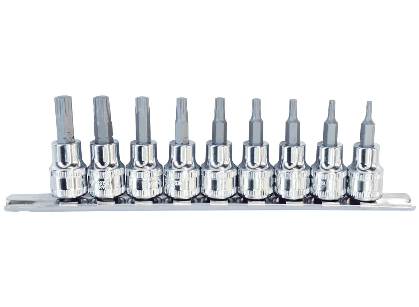 DOPPEN OP RAIL 3/8” TORX PLUS 48MM 9 DELIG