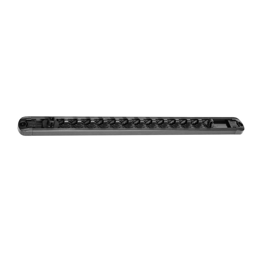 DOPPEN RAIL 1/4" 13 DELIG - ZWART