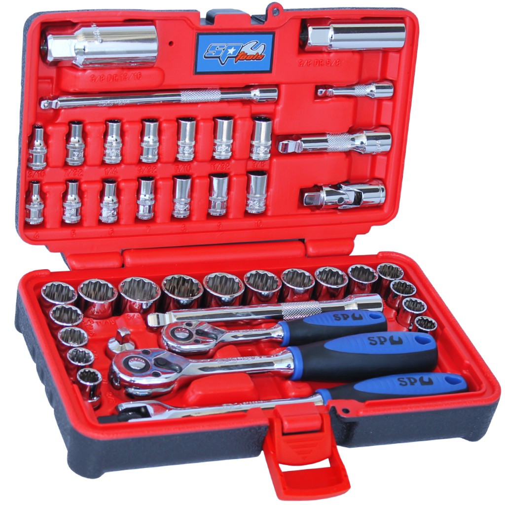 DOPPENSET 42 DELIG 1/4" & 3/8" METRISCH/SAE