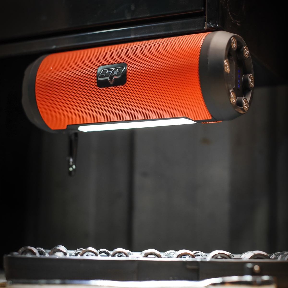DRAADLOZE SPEAKER MET LAMP