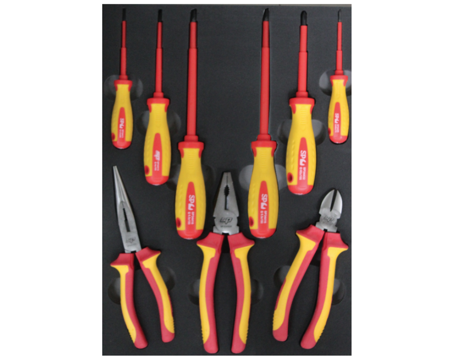 EVA FOAM INLEG MINI MET VDE TANGEN EN SCHROEVEN DRAAIERS 9 DELIG
