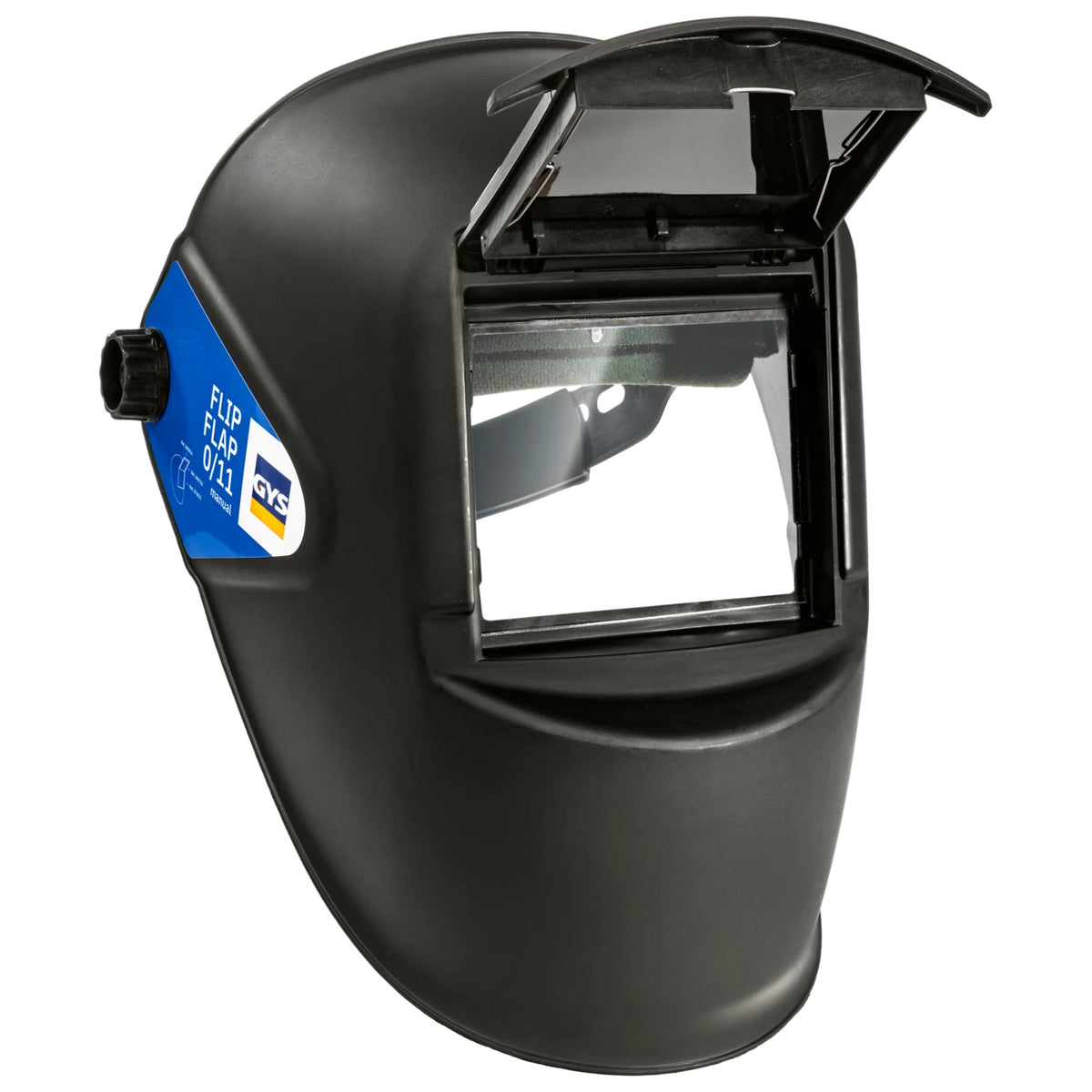 Gys lashelm Flip-Flap met opklapvenster - Weldingshop