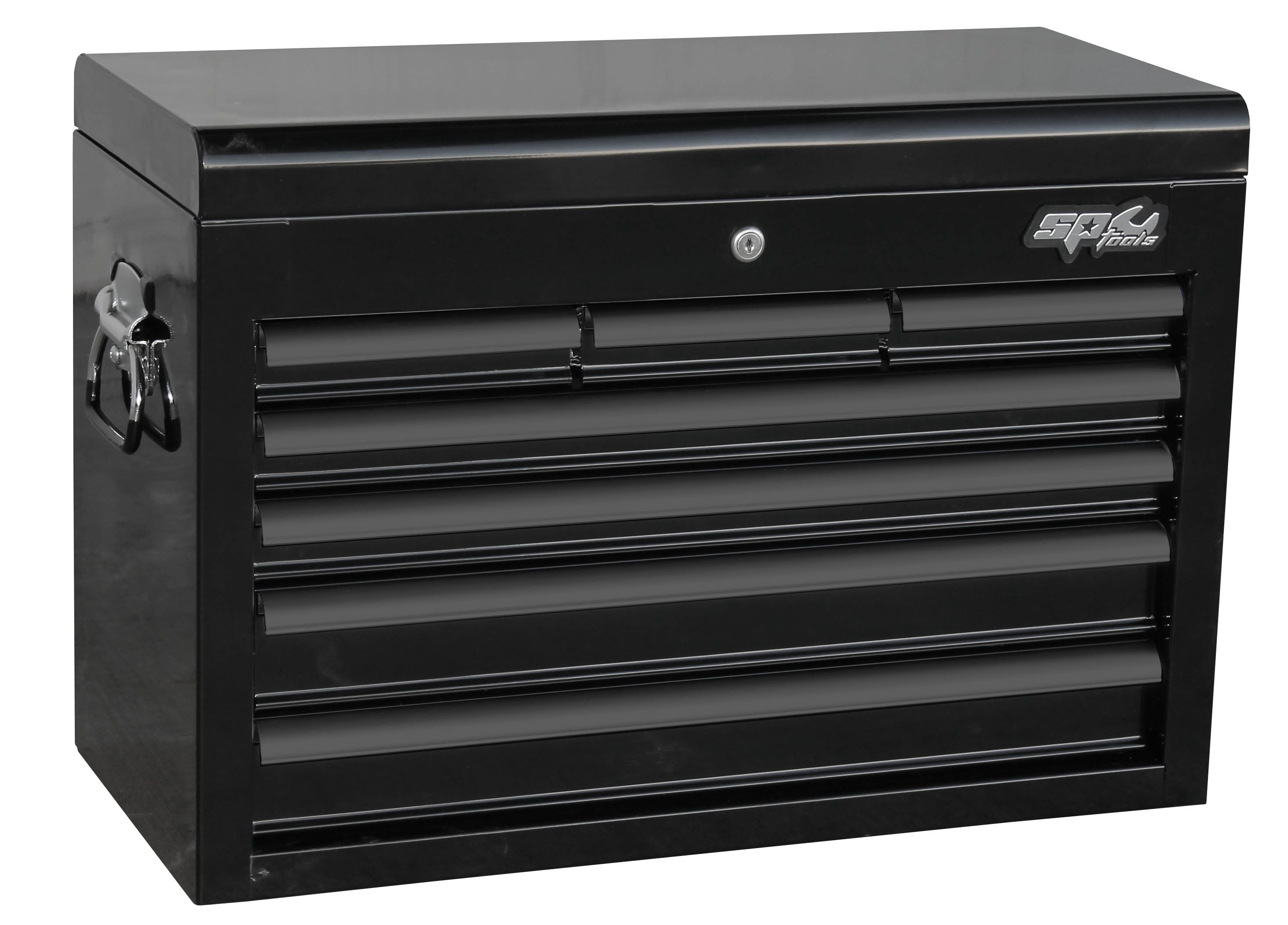 GEREEDSCHAPSKIST STAAL ZWART/ZWART 668w X 316d 7 LADEN