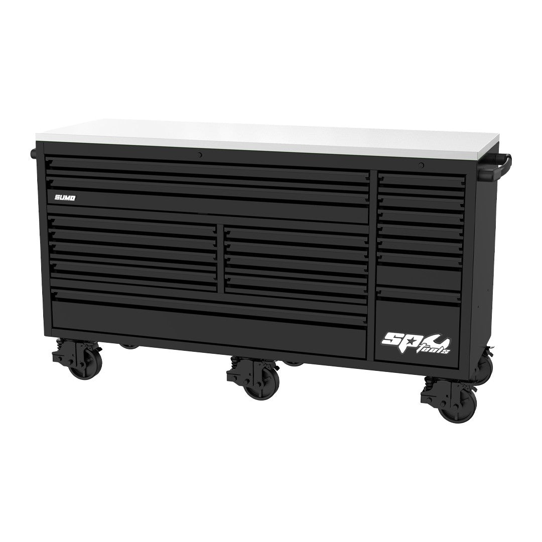 GEREEDSCHAPSWAGEN ZWART USA SUMO SERIES 18 LADEN 185CM