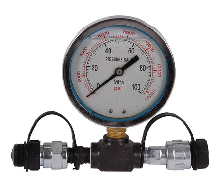 T-stuk met drukmeter - Weldingshop