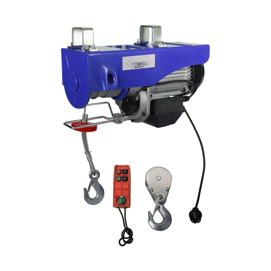 Elektrische takel draadloos 500 / 990kg 230V - Weldingshop