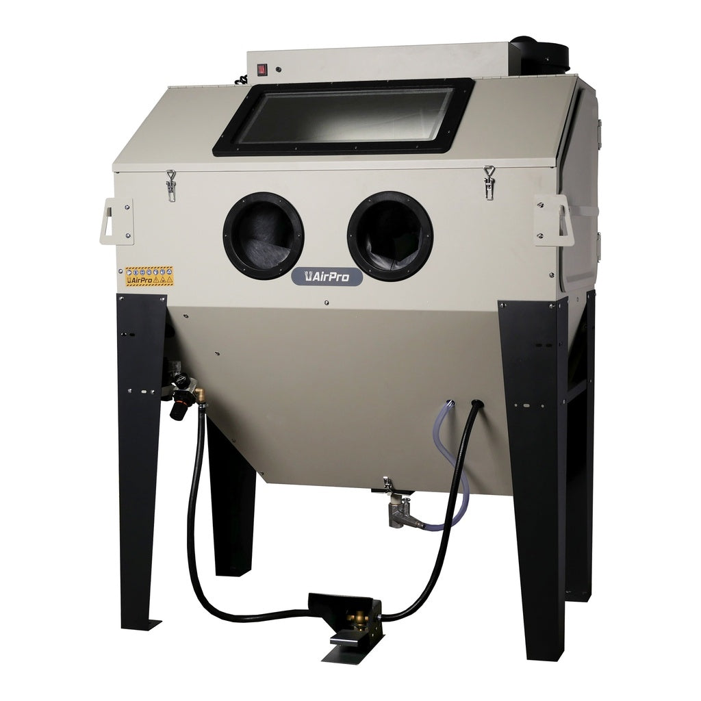 Straalcabine 420L met voordeur en 2 zijdeuren - Weldingshop