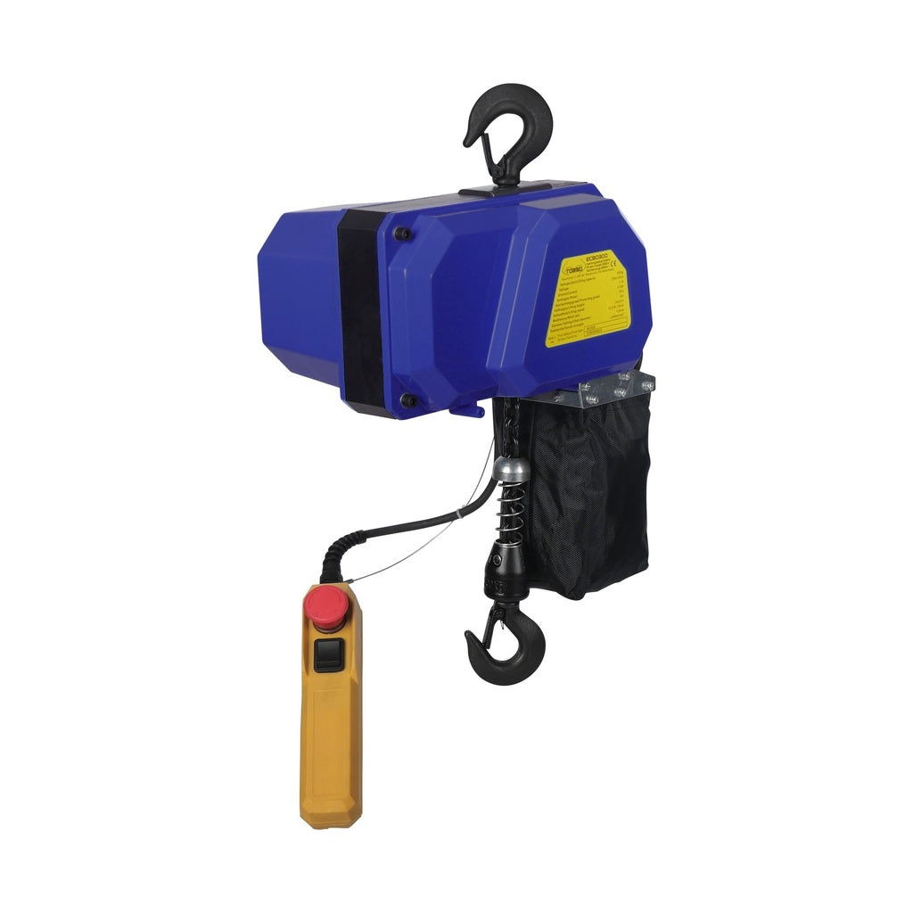 Elektrische kettingtakel 300kg 5,5m - Weldingshop