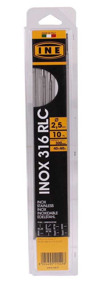 Laselektroden RVS 316RLC 2,5mm 300mm 10st - Weldingshop