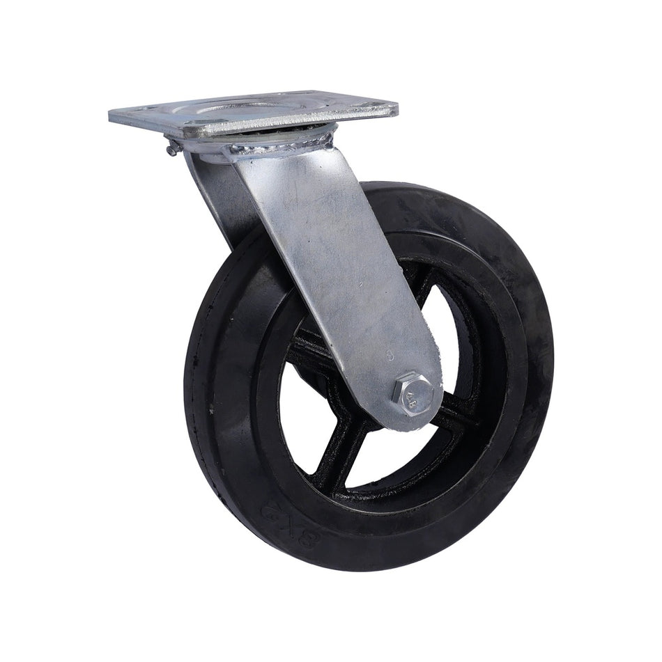 Zwenkwiel 200 x 50mm rubber - Weldingshop