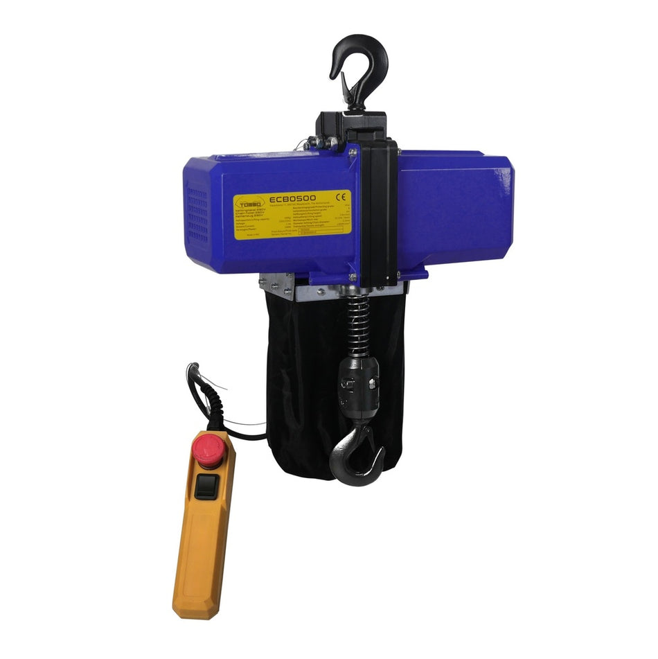 Elektrische kettingtakel 500kg 5,5m - Weldingshop