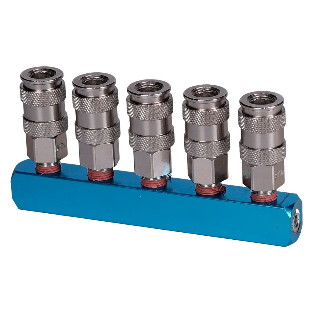 luchtverdeelblok 5-koppelingen - Weldingshop