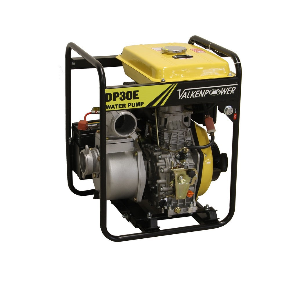 Diesel waterpomp 3'' 80mm elektrische start - Weldingshop