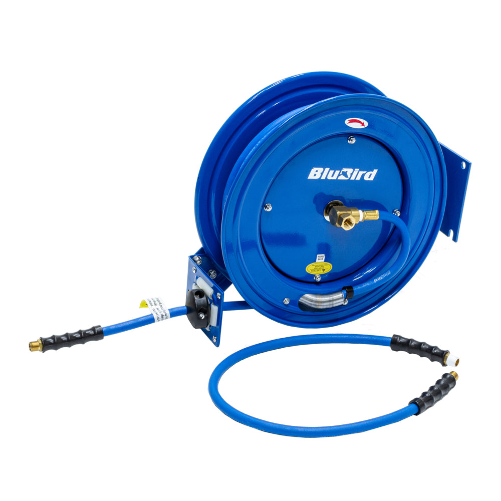 Blubird Luchtslanghaspel enkele arm 10mm x 10mtr - Weldingshop