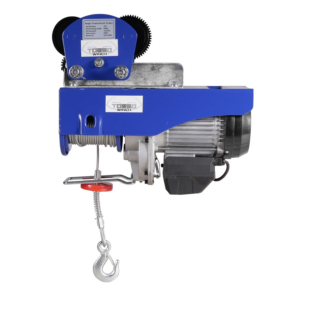 Elektrische takel incl loopkat met draadloze bediening 1000kg 230V - Weldingshop
