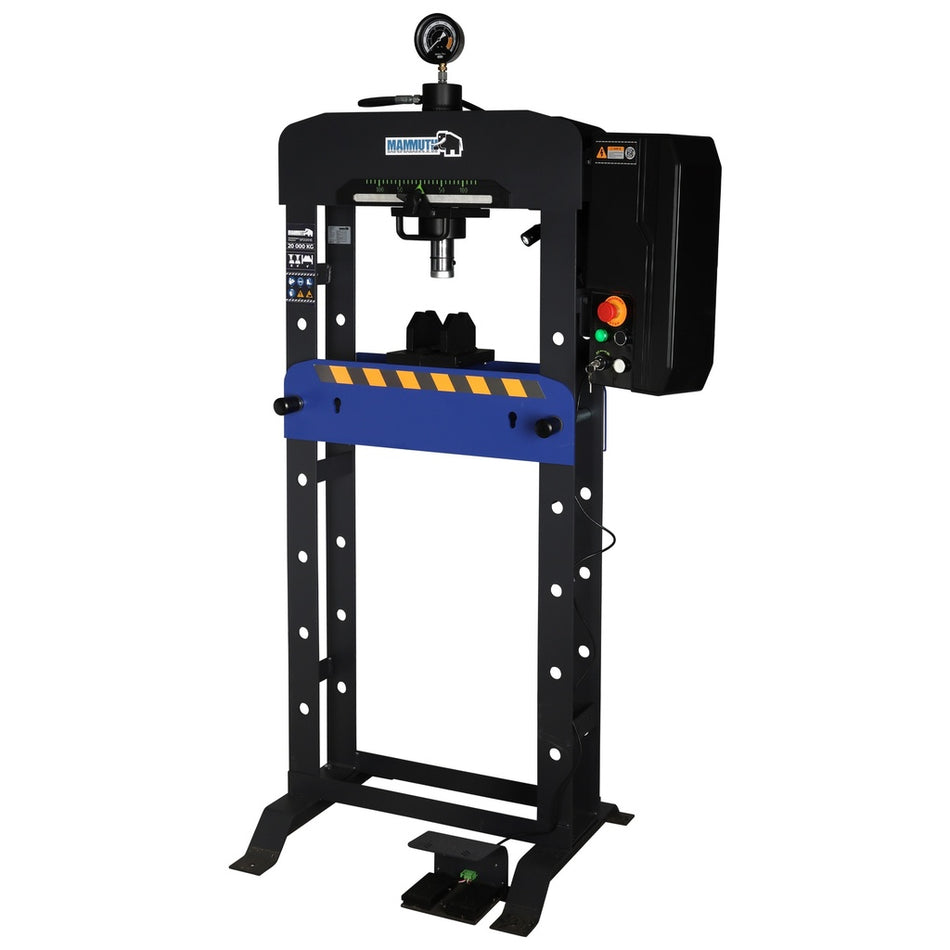 Mammuth werkplaatspers 20 ton elektrisch X-Serie - Weldingshop